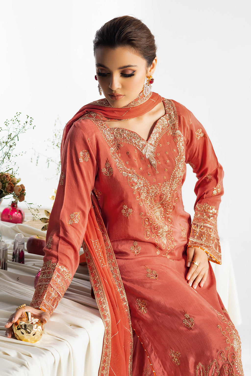 Ramsha | Aangan Luxury Raw silk | AA-205 - House Of Hania