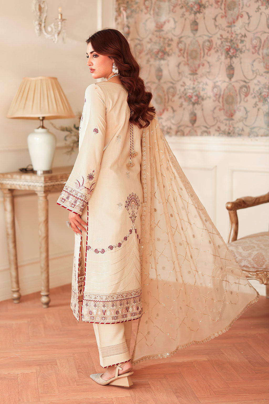 Ramsha | Aangan Luxury Raw silk | AA-207 - House Of Hania