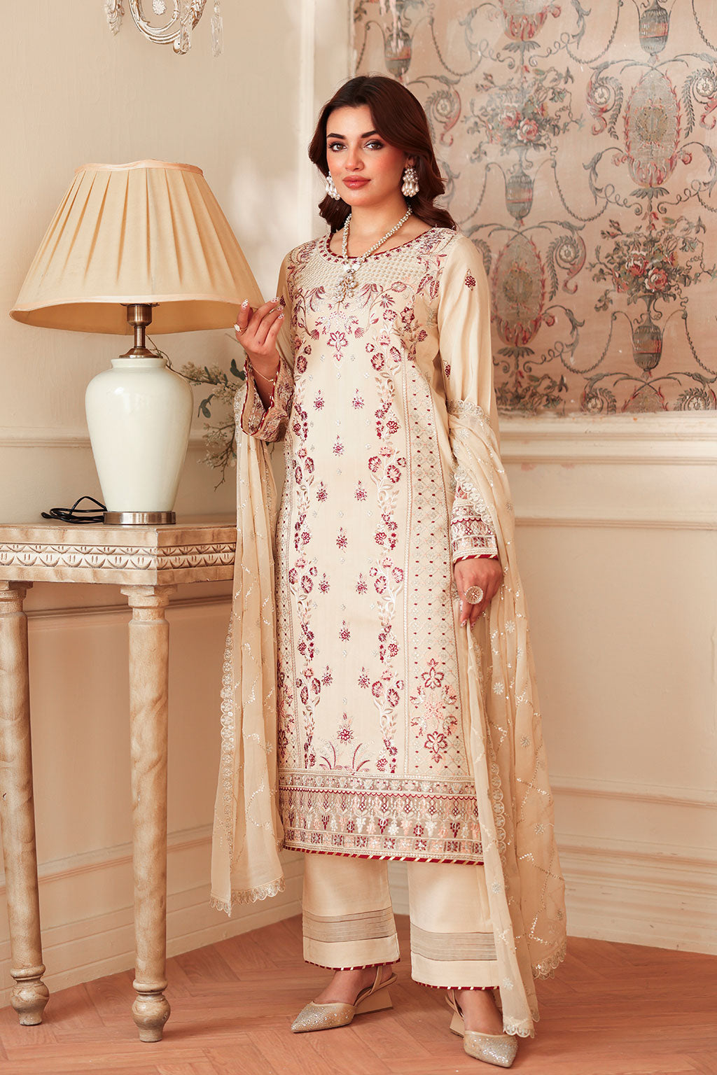 Ramsha | Aangan Luxury Raw silk | AA-207 - House Of Hania