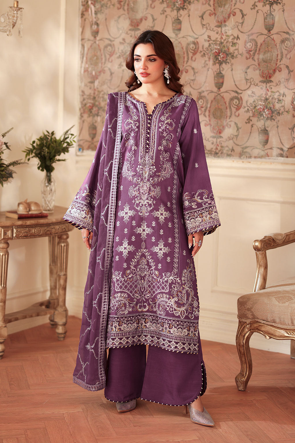 Ramsha | Aangan Luxury Raw silk | AA-208 - House Of Hania