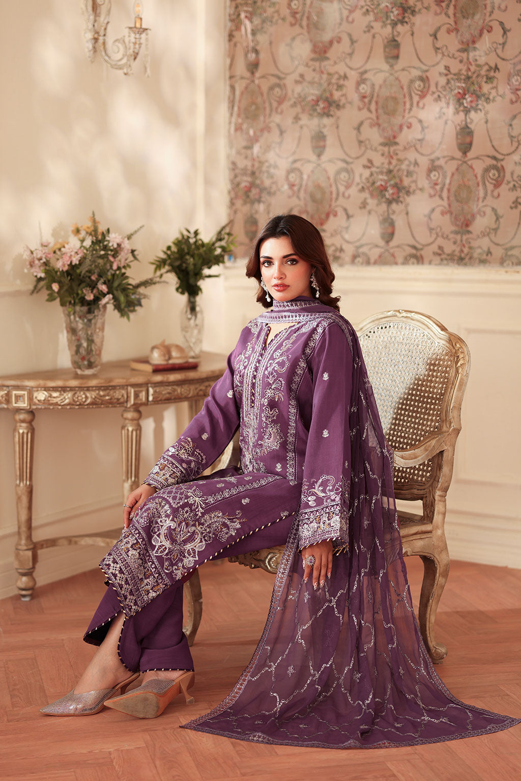 Ramsha | Aangan Luxury Raw silk | AA-208 - House Of Hania