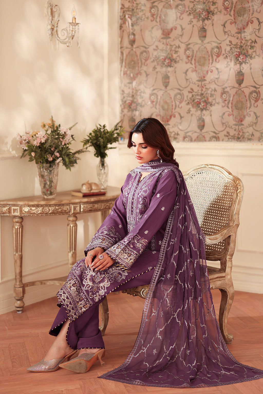 Ramsha | Aangan Luxury Raw silk | AA-208 - House Of Hania