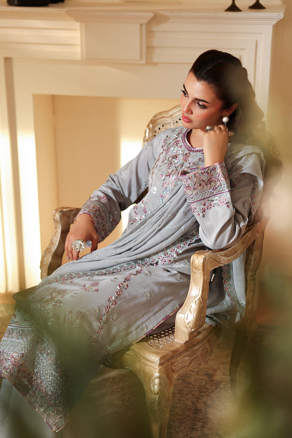 Ramsha | Aangan Luxury Raw silk | AA-209 - House Of Hania