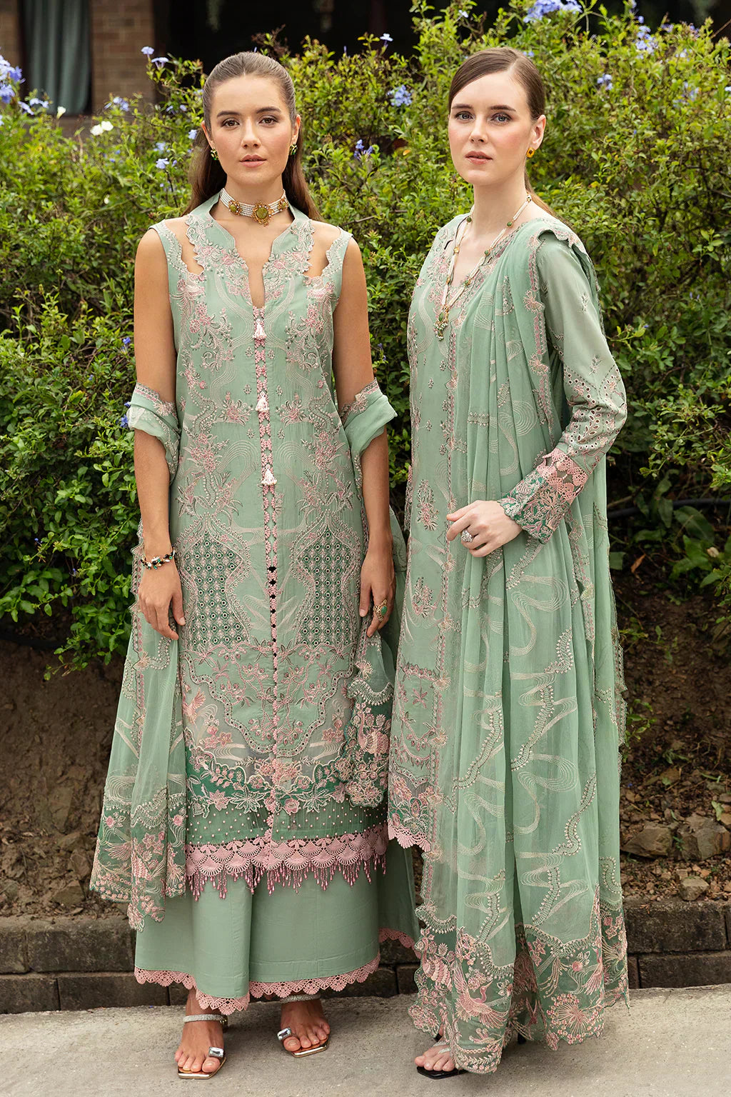 Ramsha | Andaz Collection | PASTEL GREEN - House Of Hania