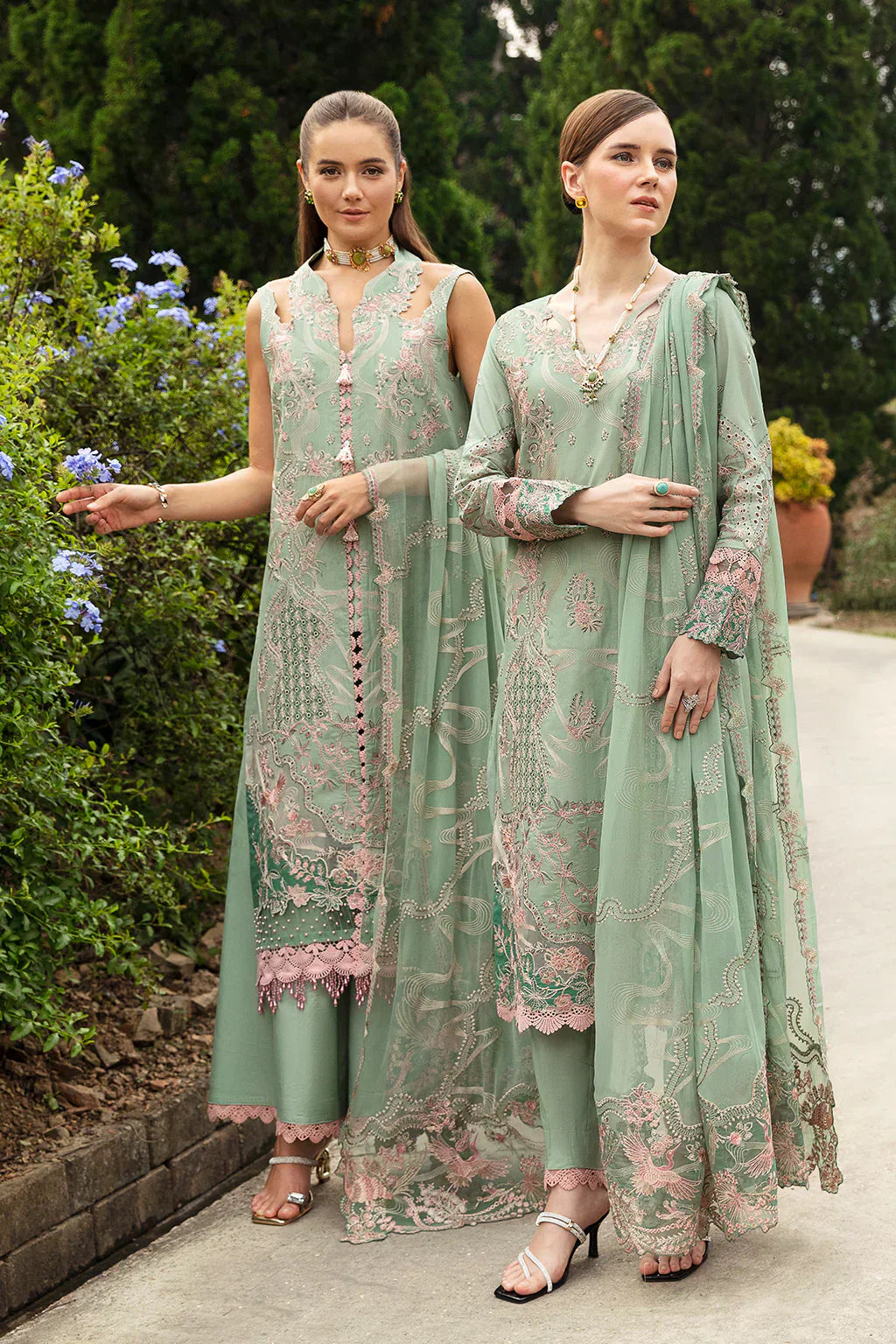 Ramsha | Andaz Collection | PASTEL GREEN - House Of Hania