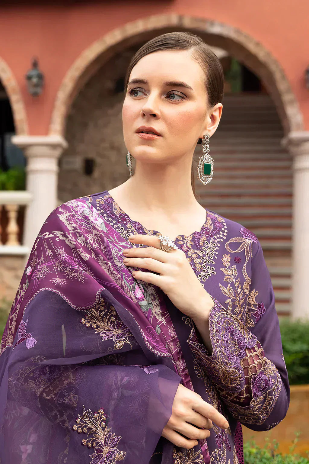 Ramsha | Andaz Collection | PURPLE SAPPHIRE - House Of Hania