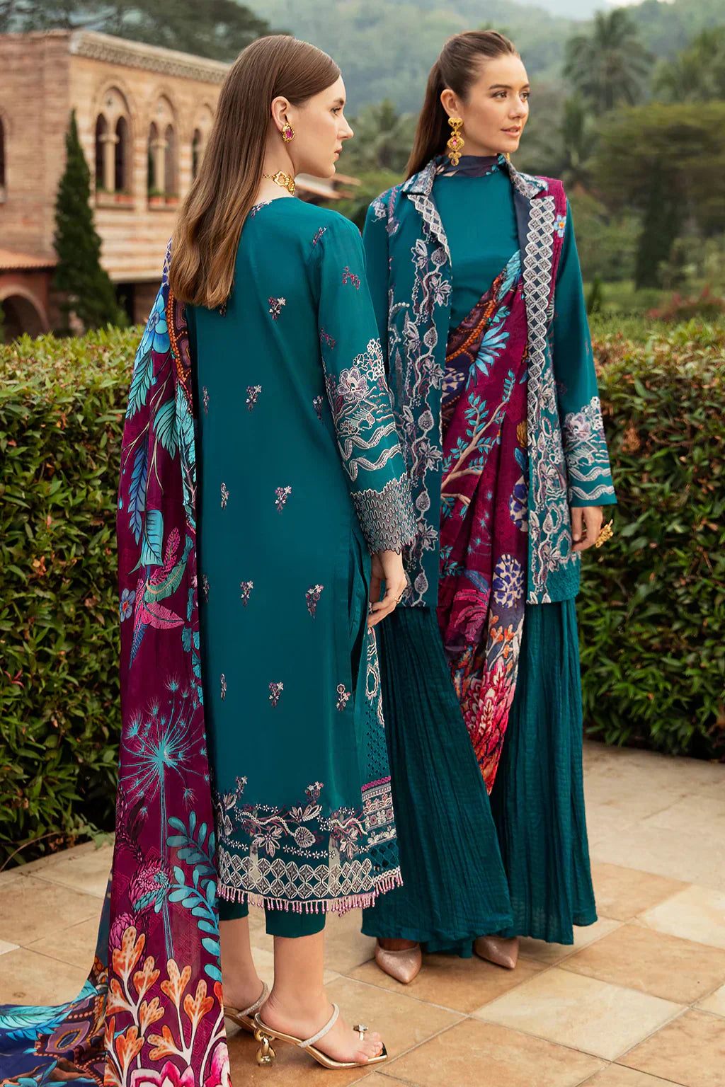 Ramsha | Andaz Collection | SEA BLUE - House Of Hania