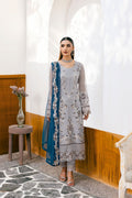 Ramsha | Chevron Chiffon Collection |A-1001 - House Of Hania