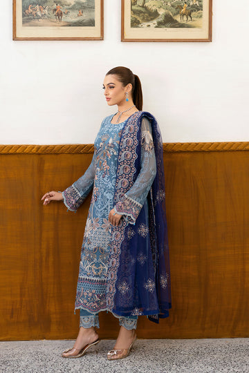 Ramsha | Chevron Chiffon Collection | A-1006 - House Of Hania