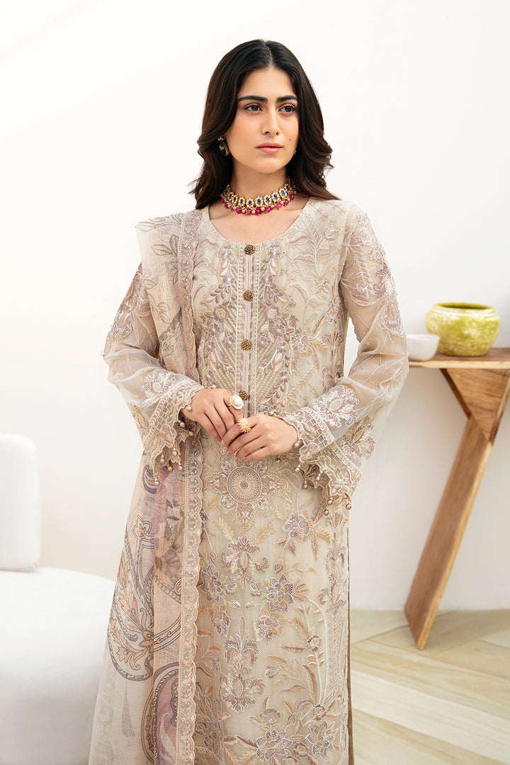 Ramsha | Chevron Chiffon Collection | A-802 - House Of Hania