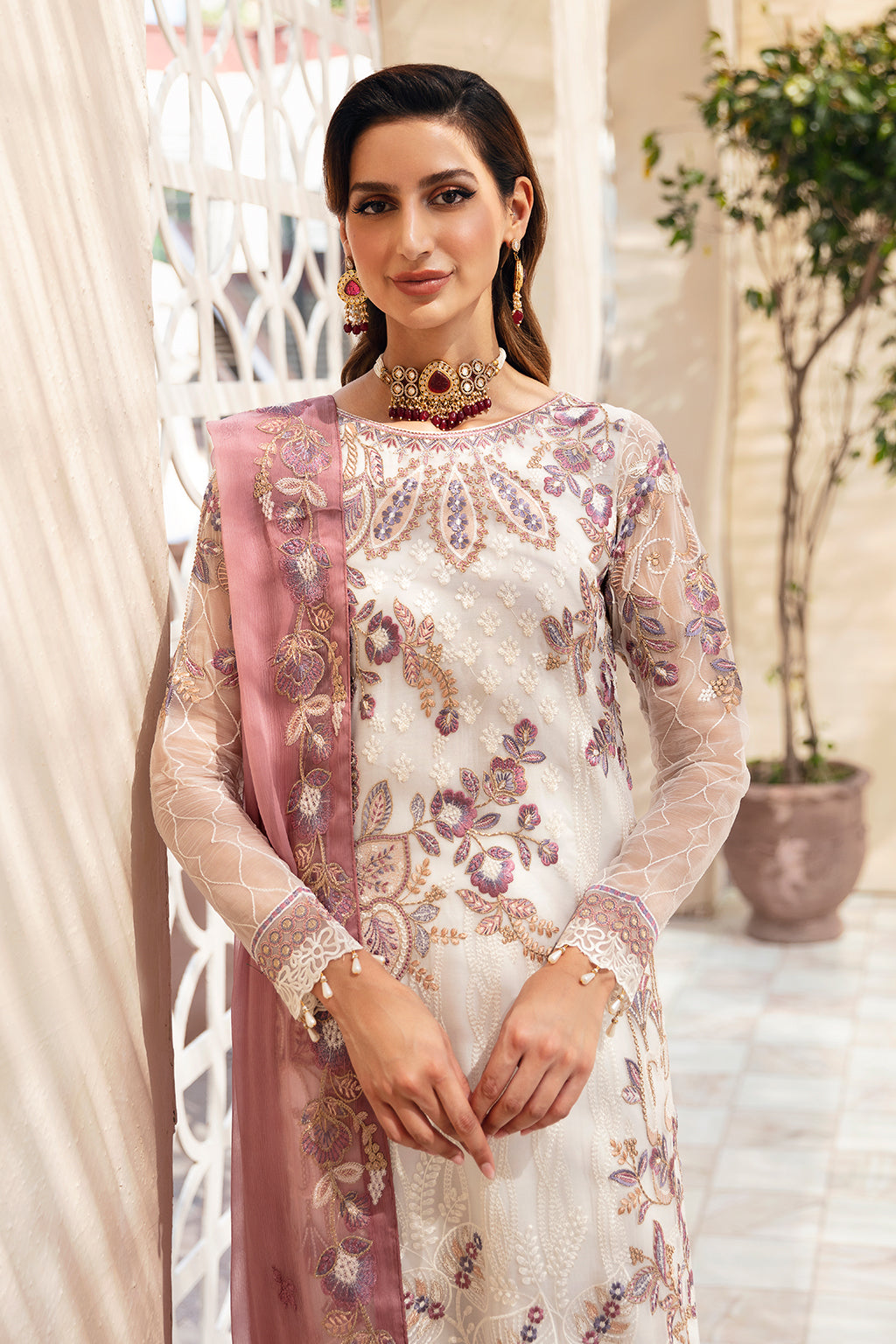 Ramsha | Chevron Chiffon Collection | A-902 - House Of Hania