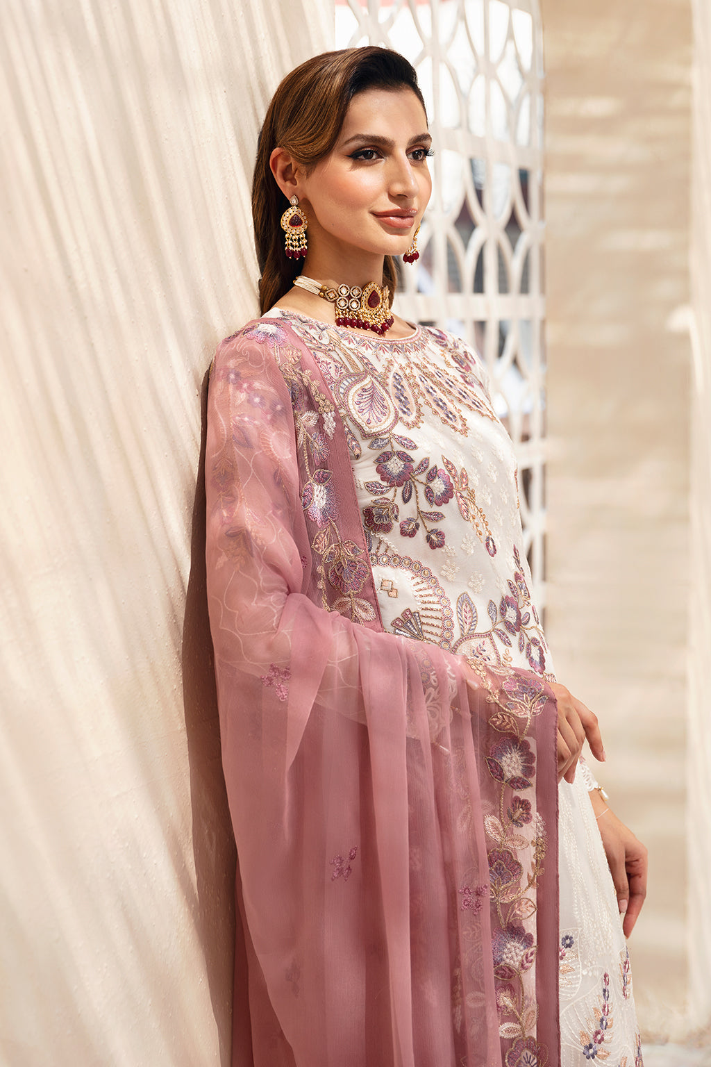 Ramsha | Chevron Chiffon Collection | A-902 - House Of Hania