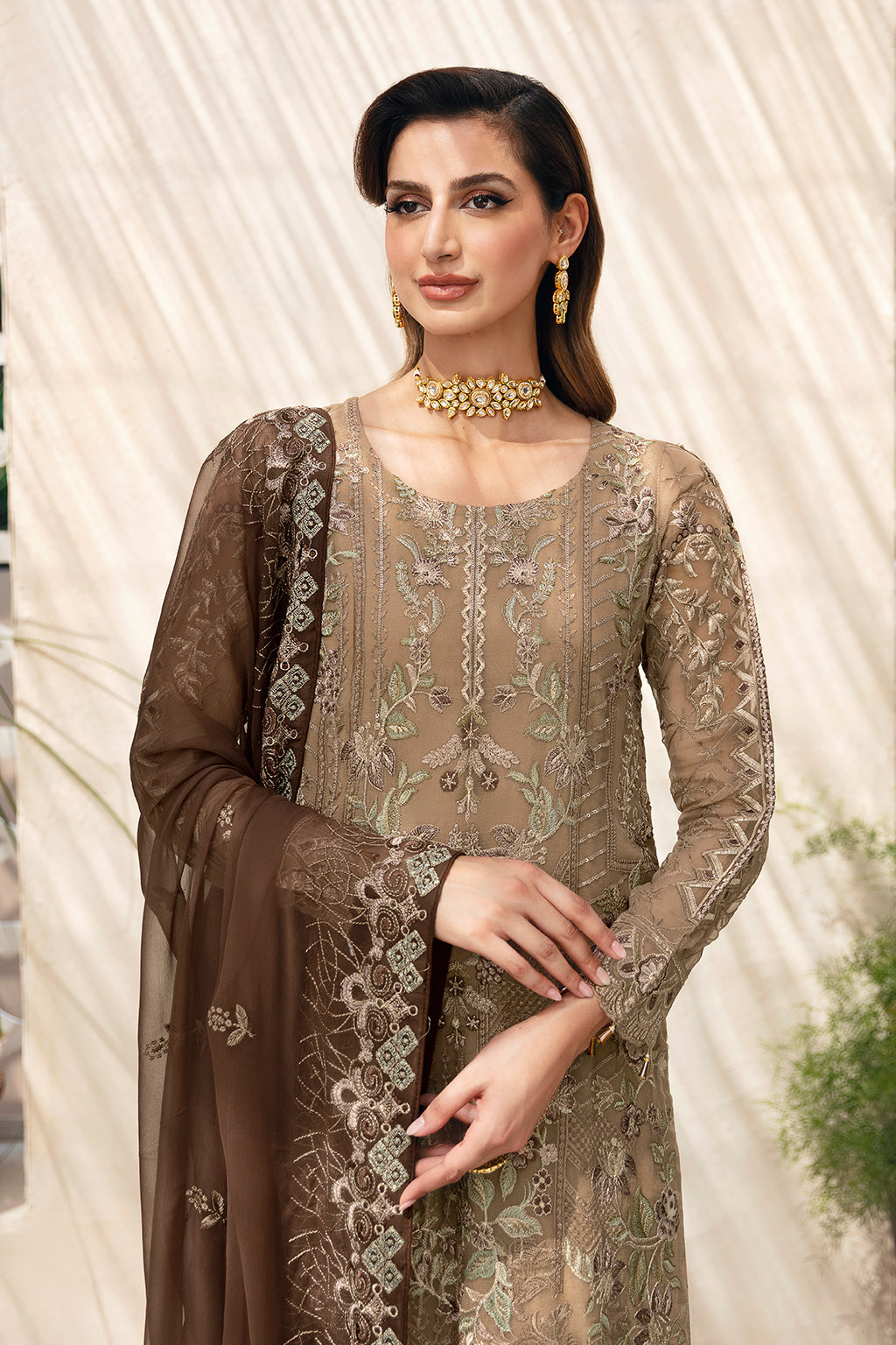 Ramsha | Chevron Chiffon Collection |A-904 - House Of Hania