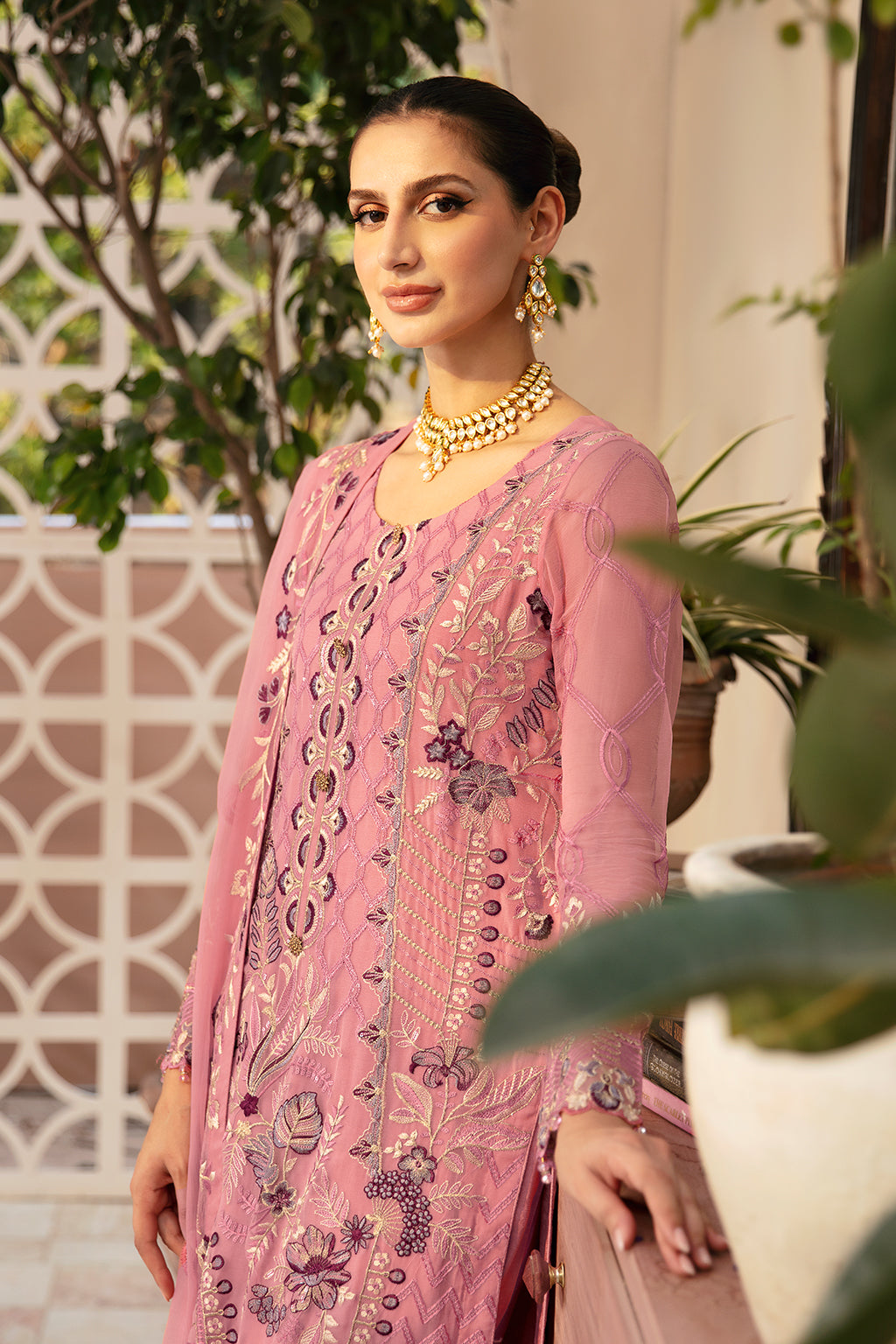 Ramsha | Chevron Chiffon Collection | A-909 - House Of Hania