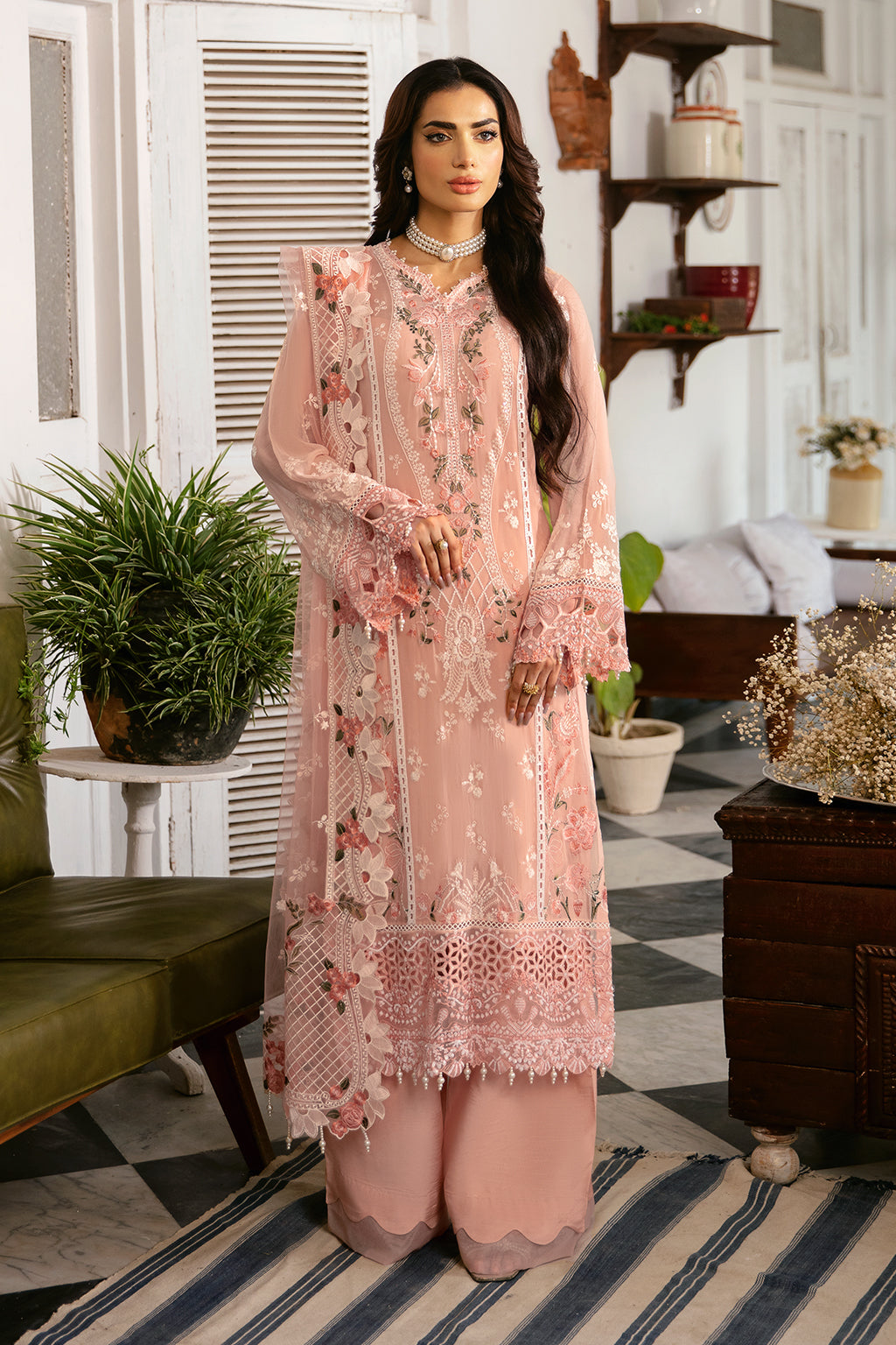 Ramsha | Dastak Luxury Chiffon Collection | Q-101 - House Of Hania