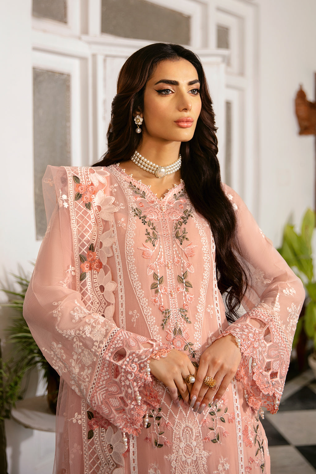 Ramsha | Dastak Luxury Chiffon Collection | Q-101 - House Of Hania
