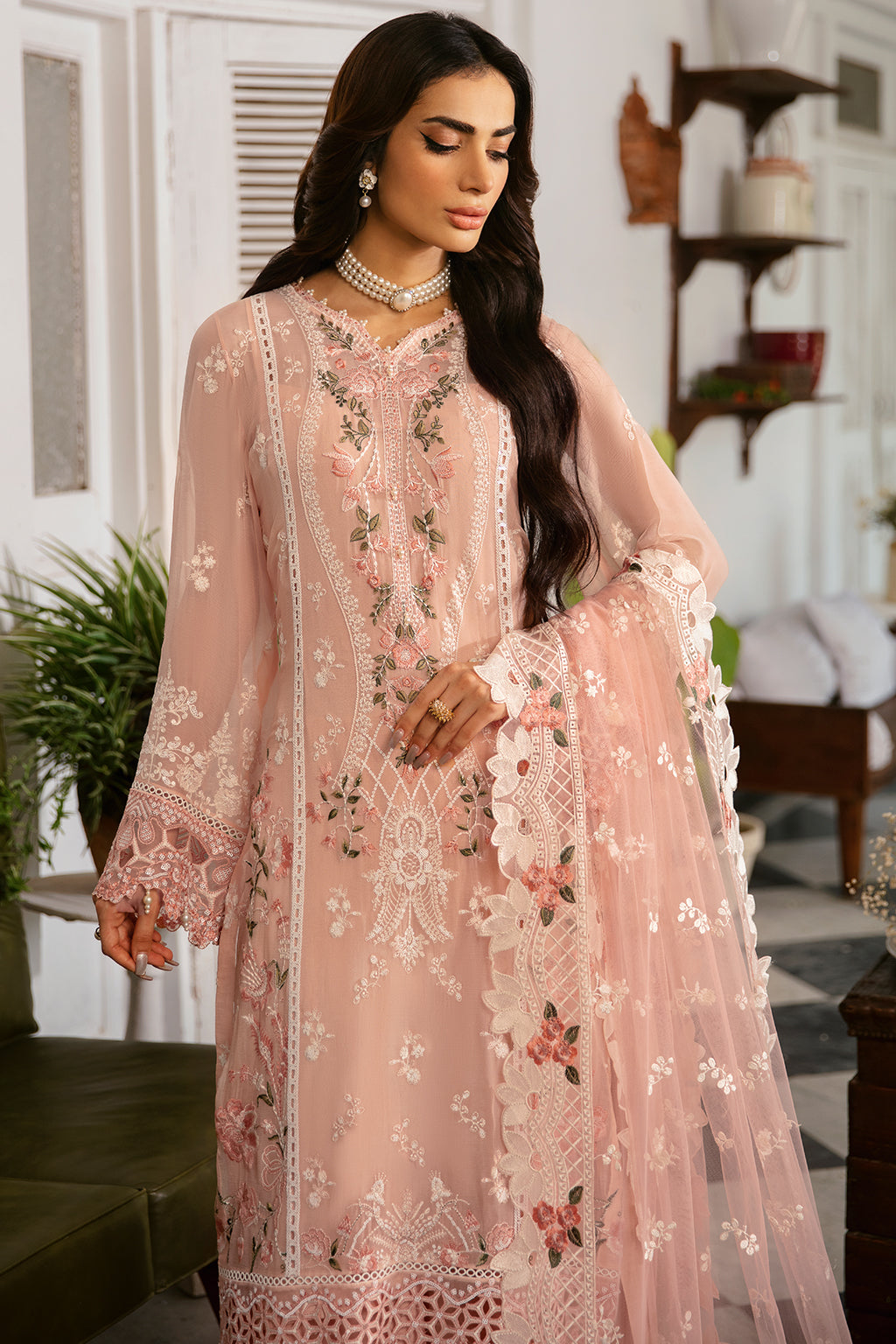 Ramsha | Dastak Luxury Chiffon Collection | Q-101 - House Of Hania