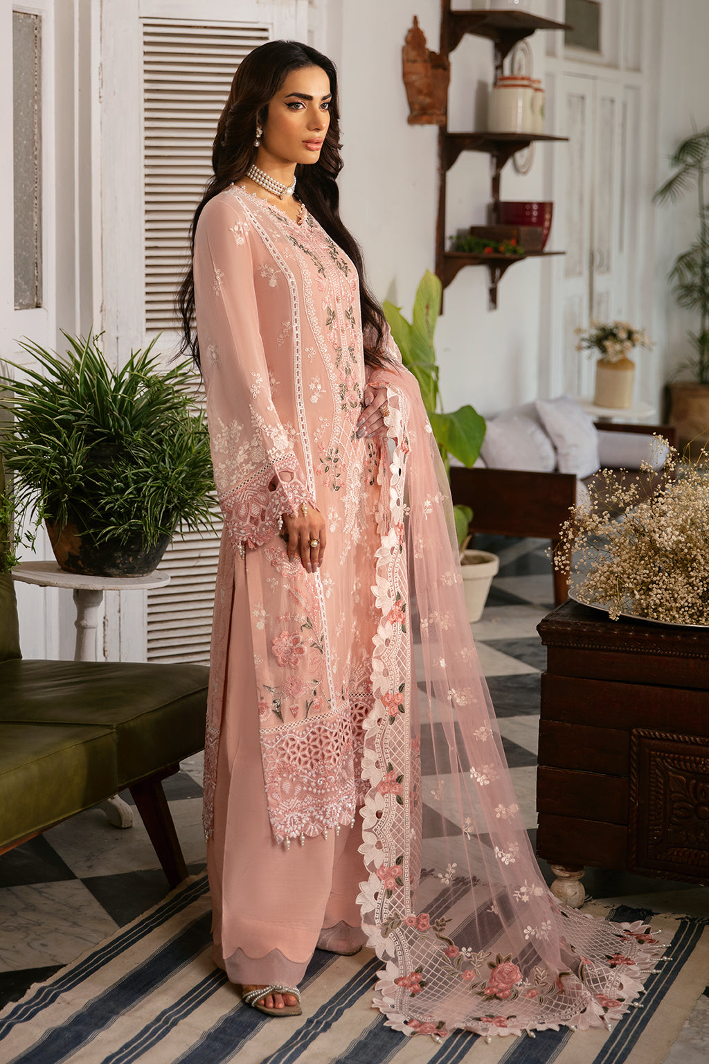 Ramsha | Dastak Luxury Chiffon Collection | Q-101 - House Of Hania