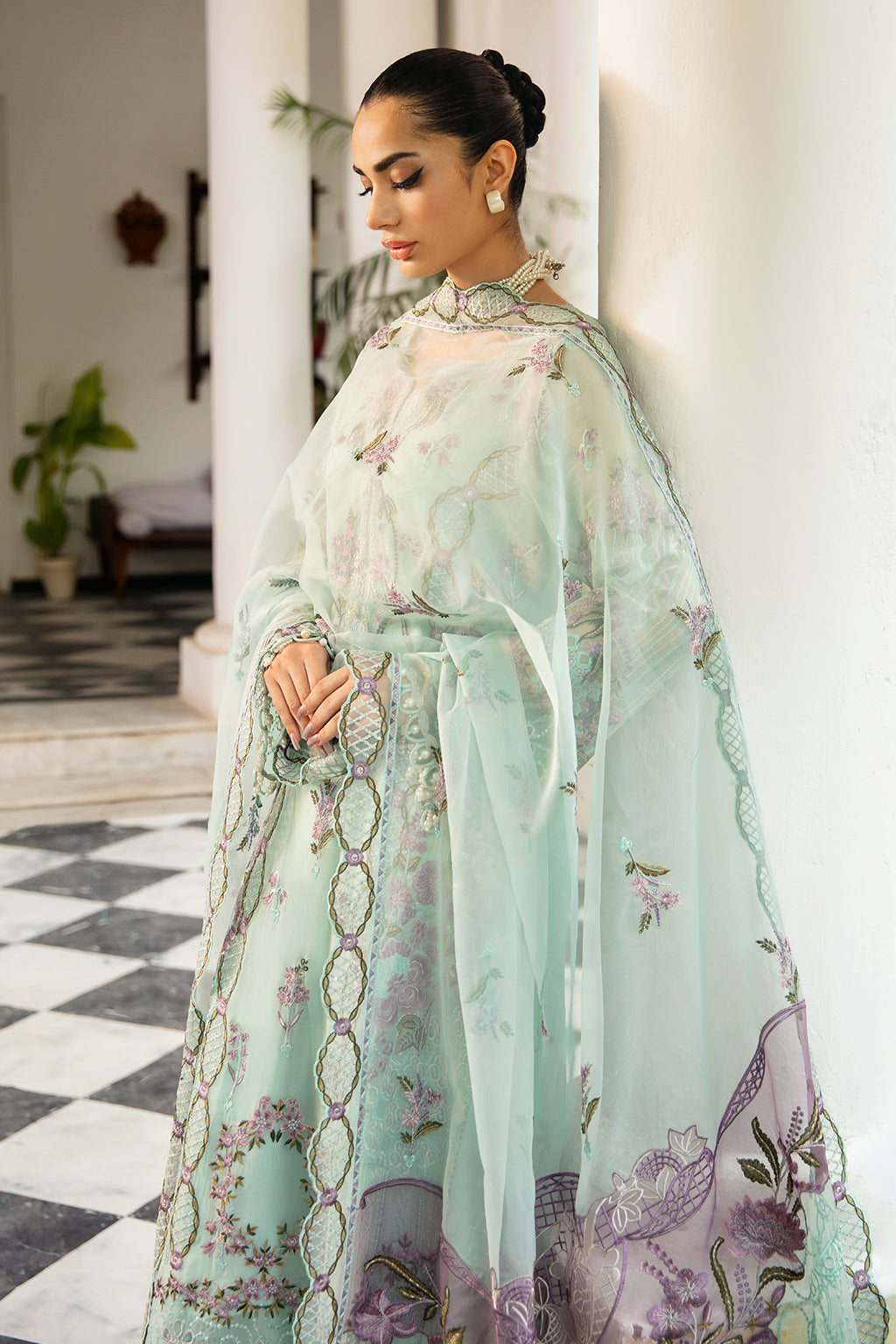 Ramsha | Dastak Luxury Chiffon Collection | Q-102 - House Of Hania