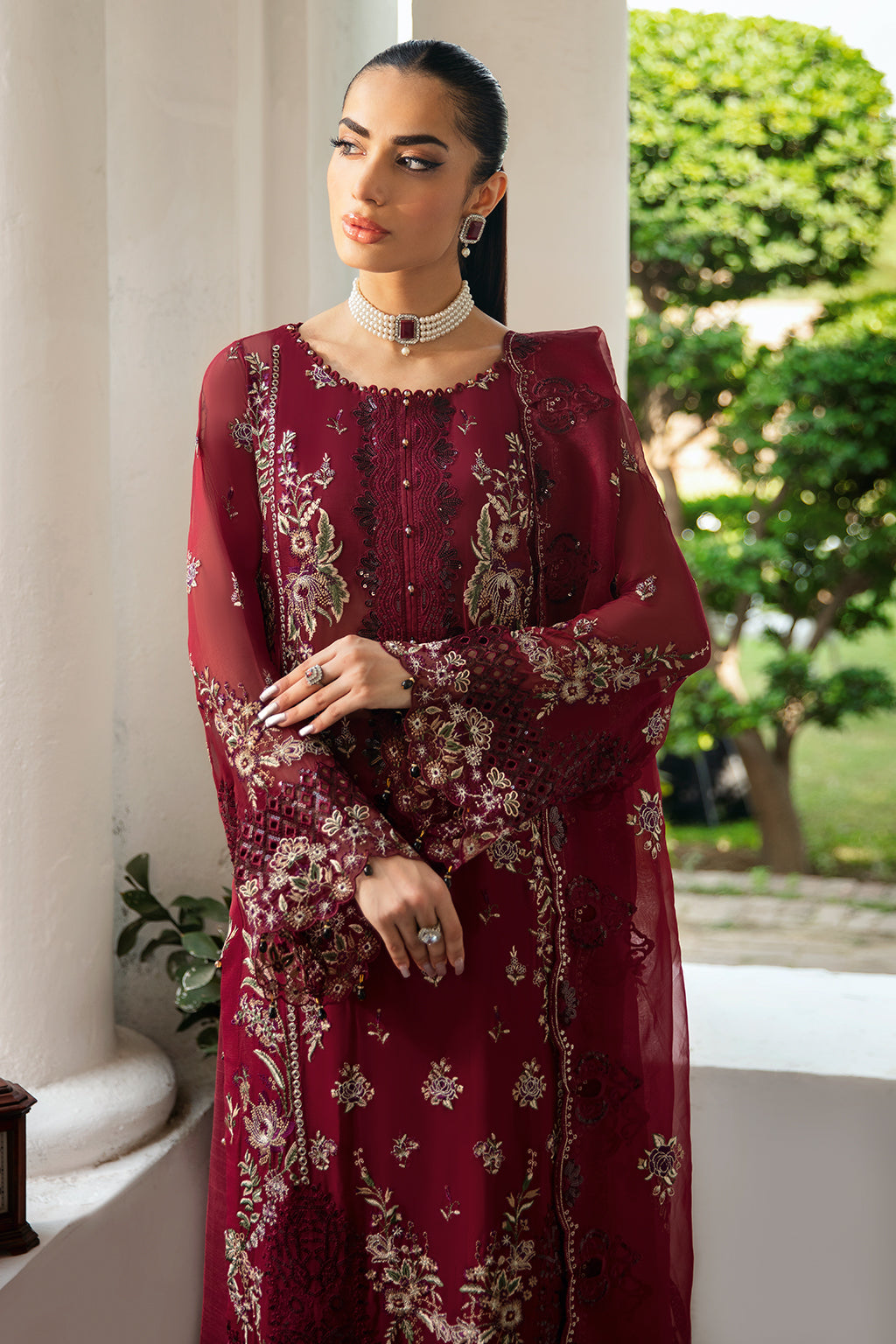 Ramsha | Dastak Luxury Chiffon Collection |  Q-103 - House Of Hania