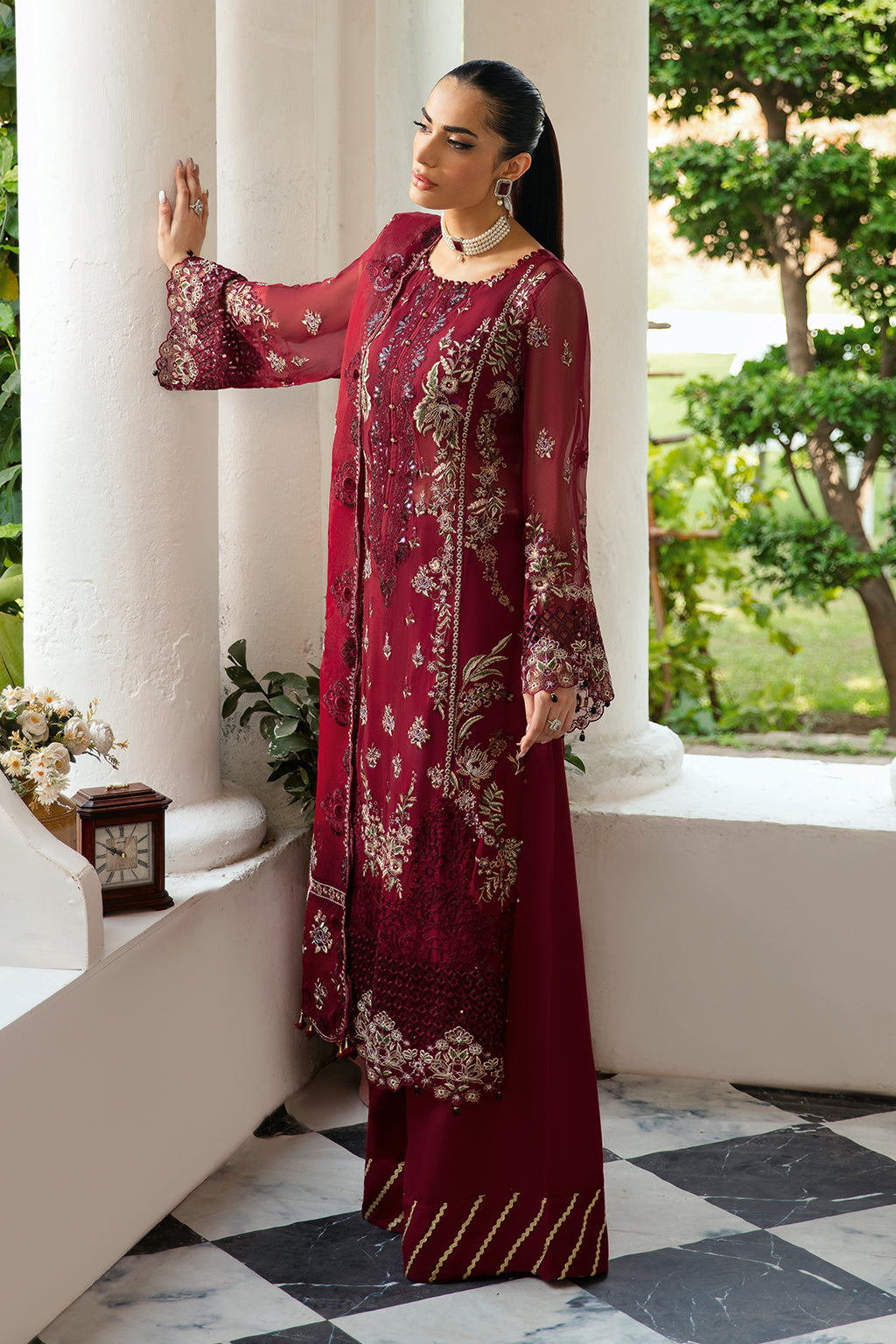 Ramsha | Dastak Luxury Chiffon Collection |  Q-103 - House Of Hania