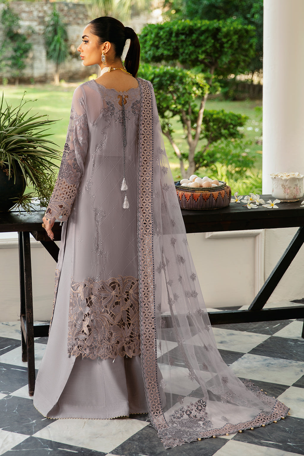 Ramsha | Dastak Luxury Chiffon Collection |  Q-104 - House Of Hania