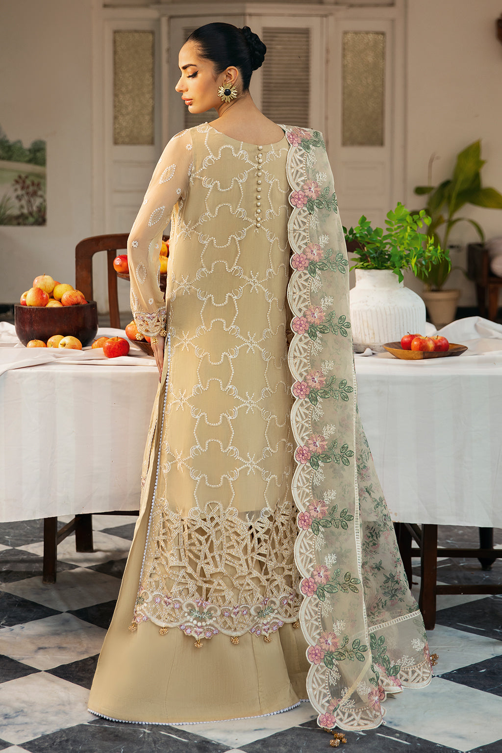Ramsha | Dastak Luxury Chiffon Collection |  Q-105 - House Of Hania