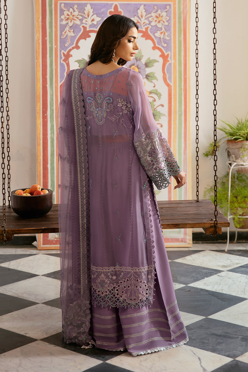 Ramsha | Dastak Luxury Chiffon Collection |  Q-108 - House Of Hania