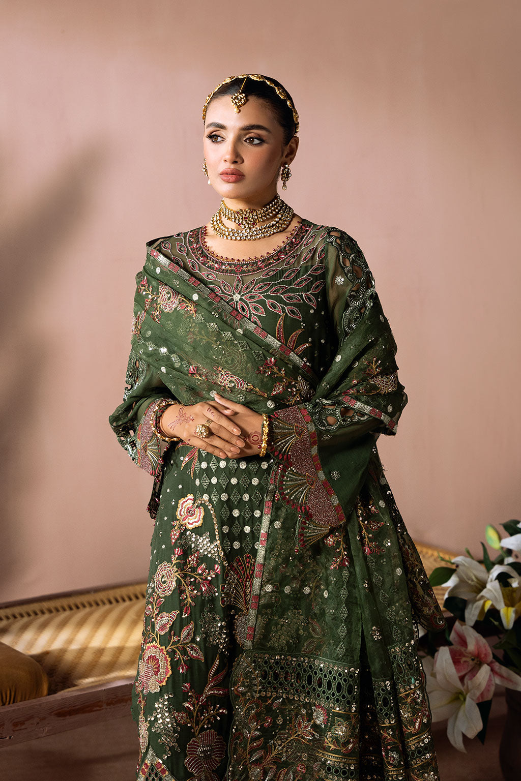 Ramsha | Dastak Luxury Chiffon Collection | Q-201 - House Of Hania