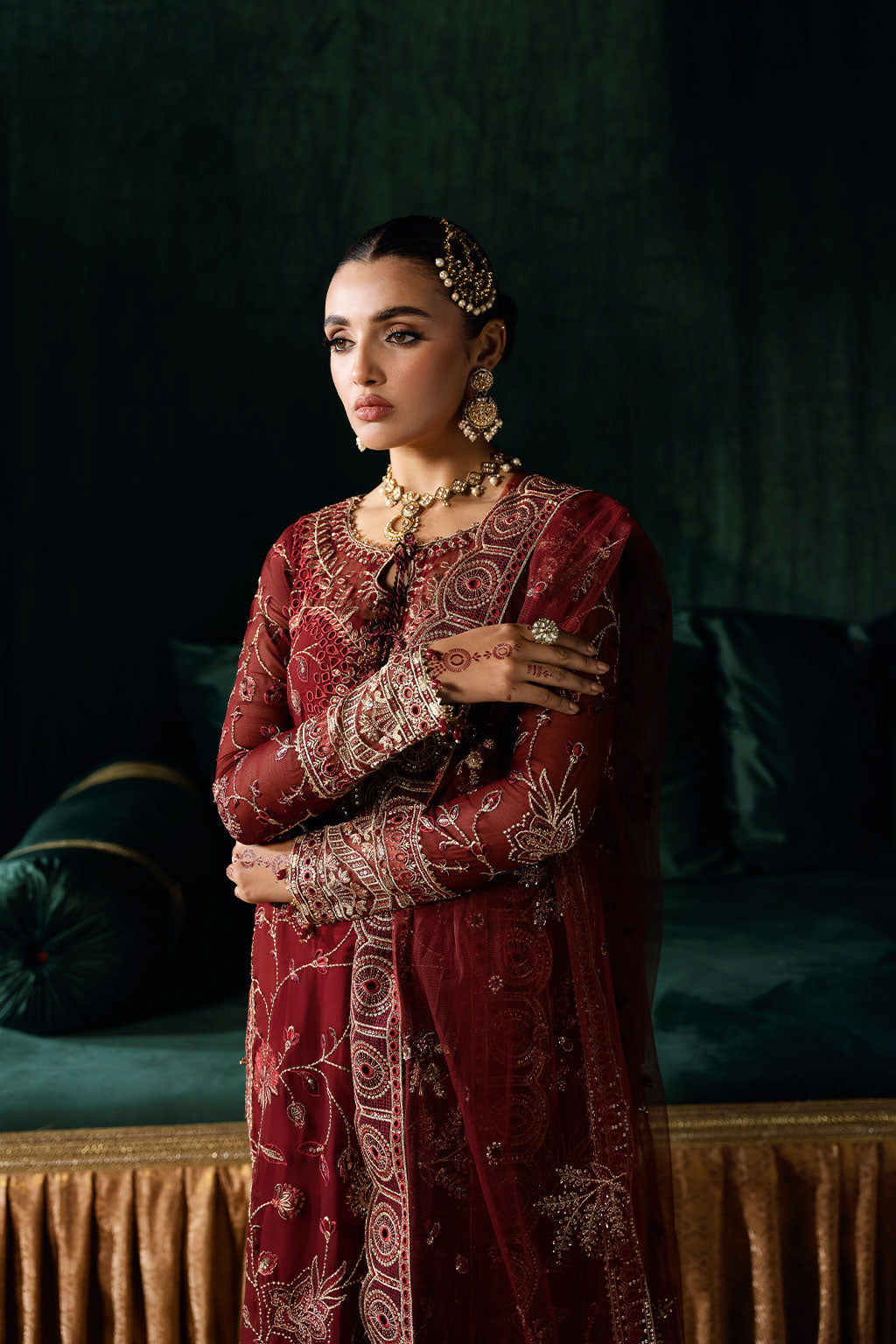 Ramsha | Dastak Luxury Chiffon Collection | Q-203 - House Of Hania