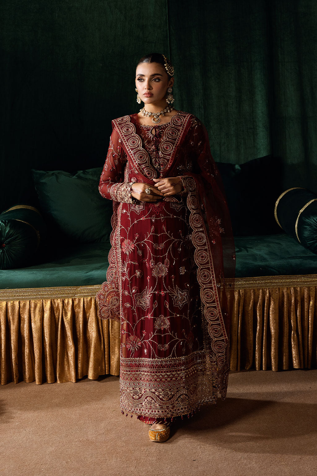Ramsha | Dastak Luxury Chiffon Collection | Q-203 - House Of Hania