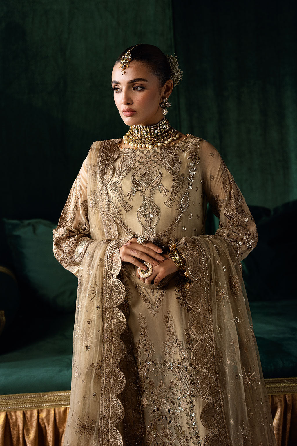 Ramsha | Dastak Luxury Chiffon Collection | Q-207 - House Of Hania
