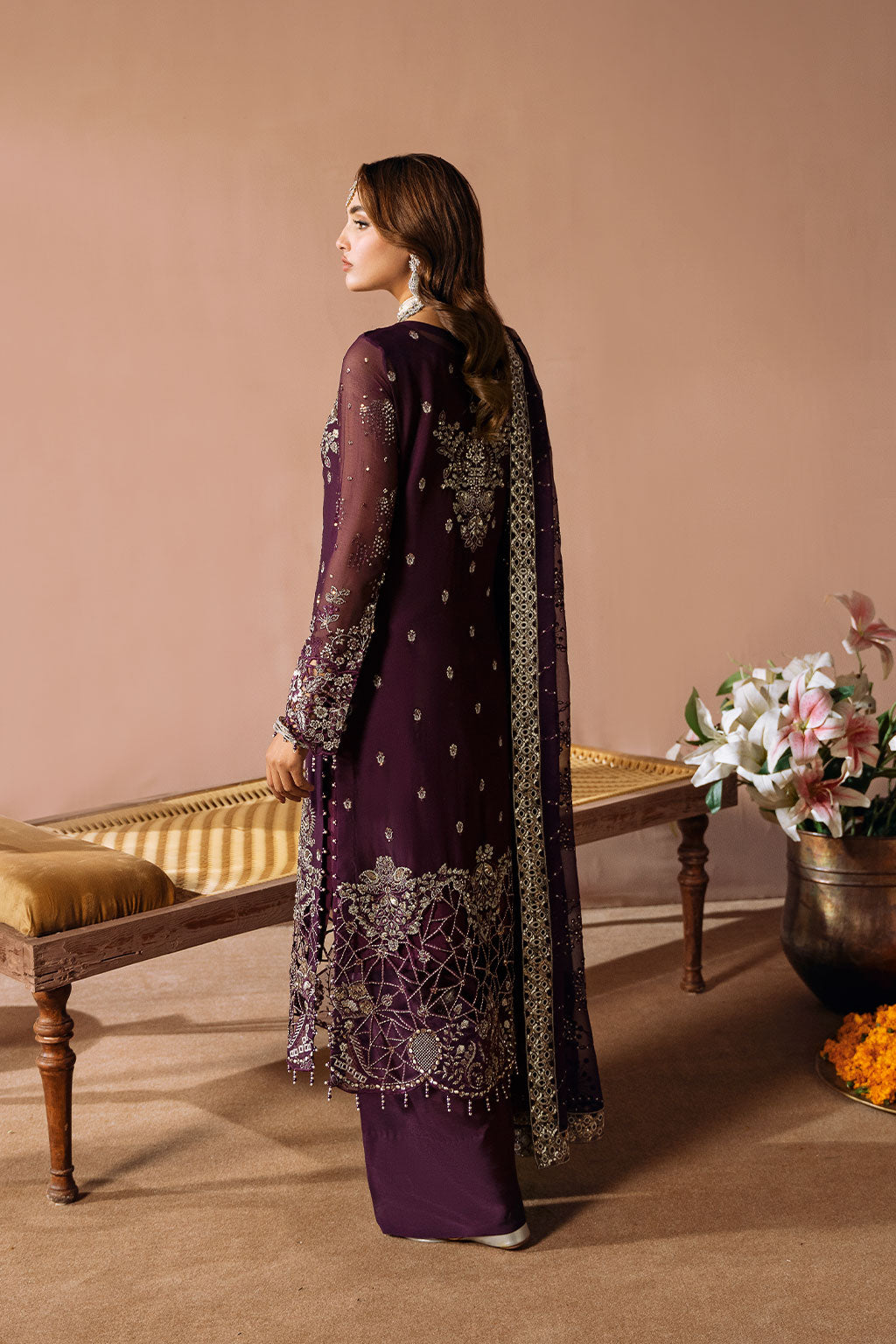 Ramsha | Dastak Luxury Chiffon Collection | Q-208 - House Of Hania