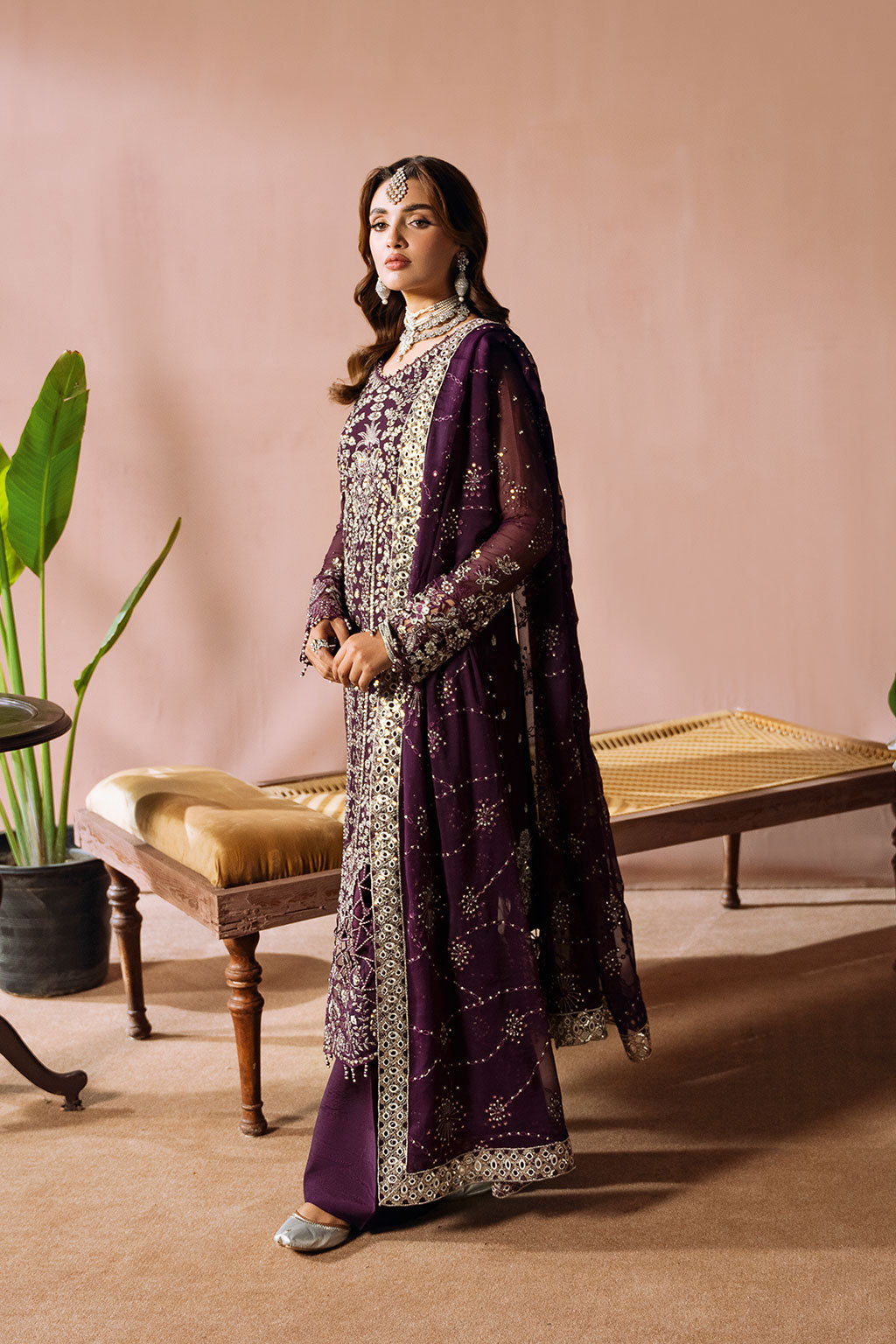 Ramsha | Dastak Luxury Chiffon Collection | Q-208 - House Of Hania