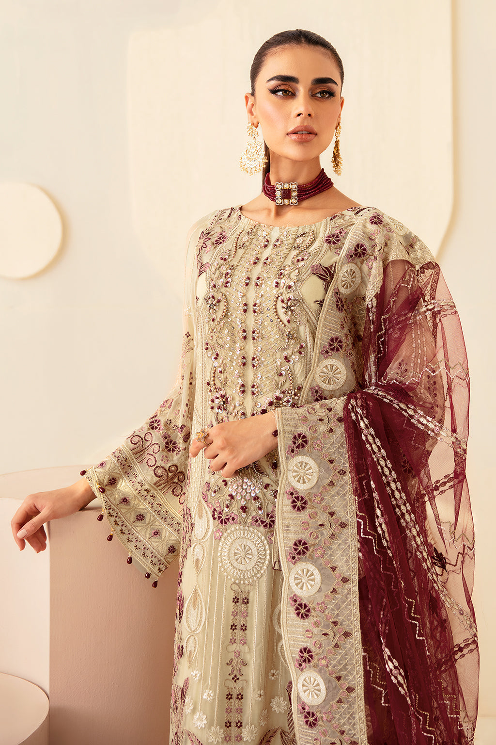 Ramsha | Dastoor Chiffon | P-103 - House Of Hania