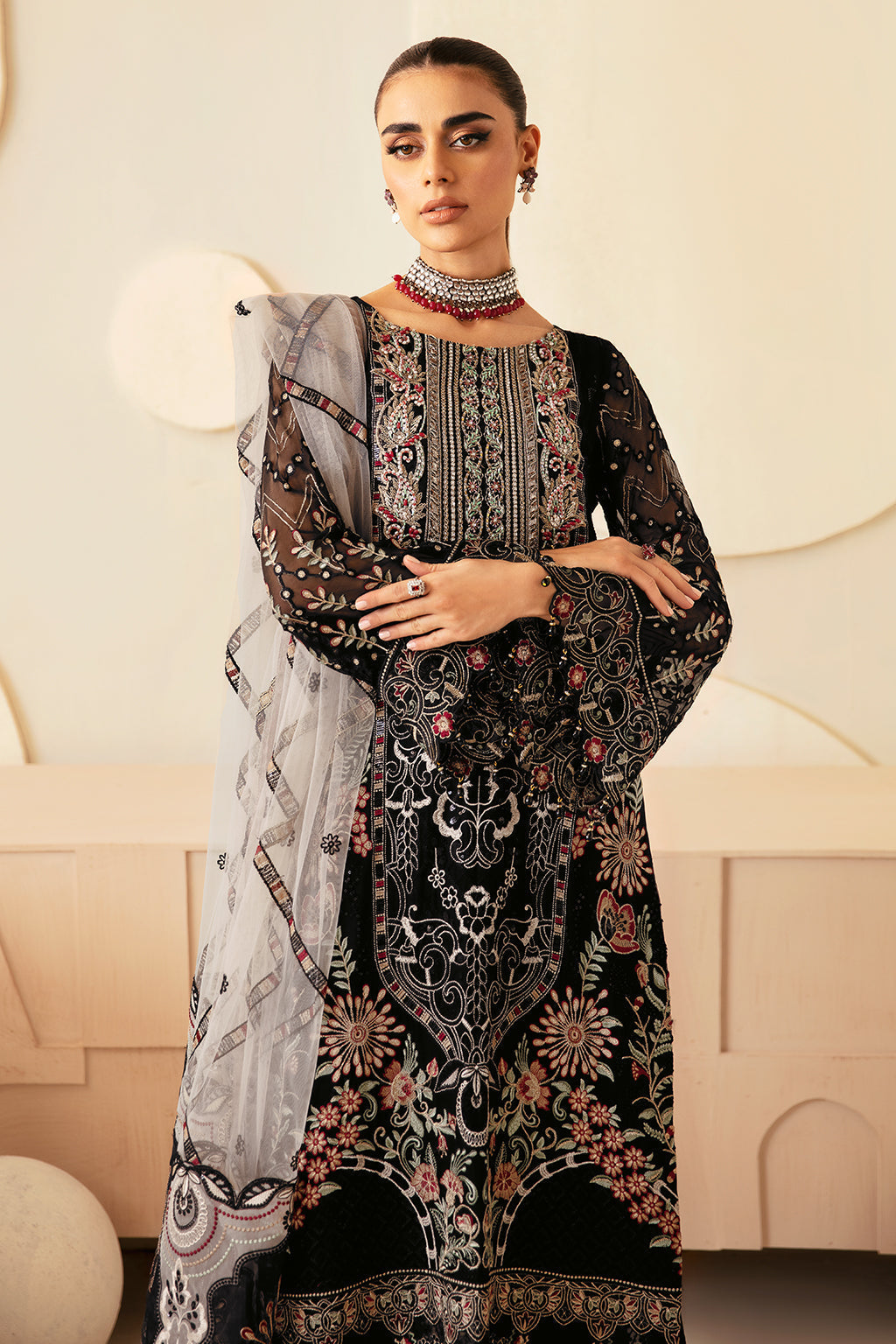 Ramsha | Dastoor Chiffon | P-105 - House Of Hania