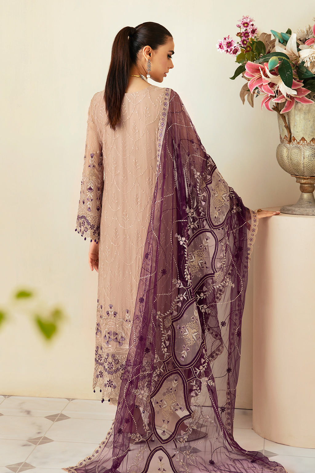 Ramsha | Dastoor Chiffon | P-106 - House Of Hania