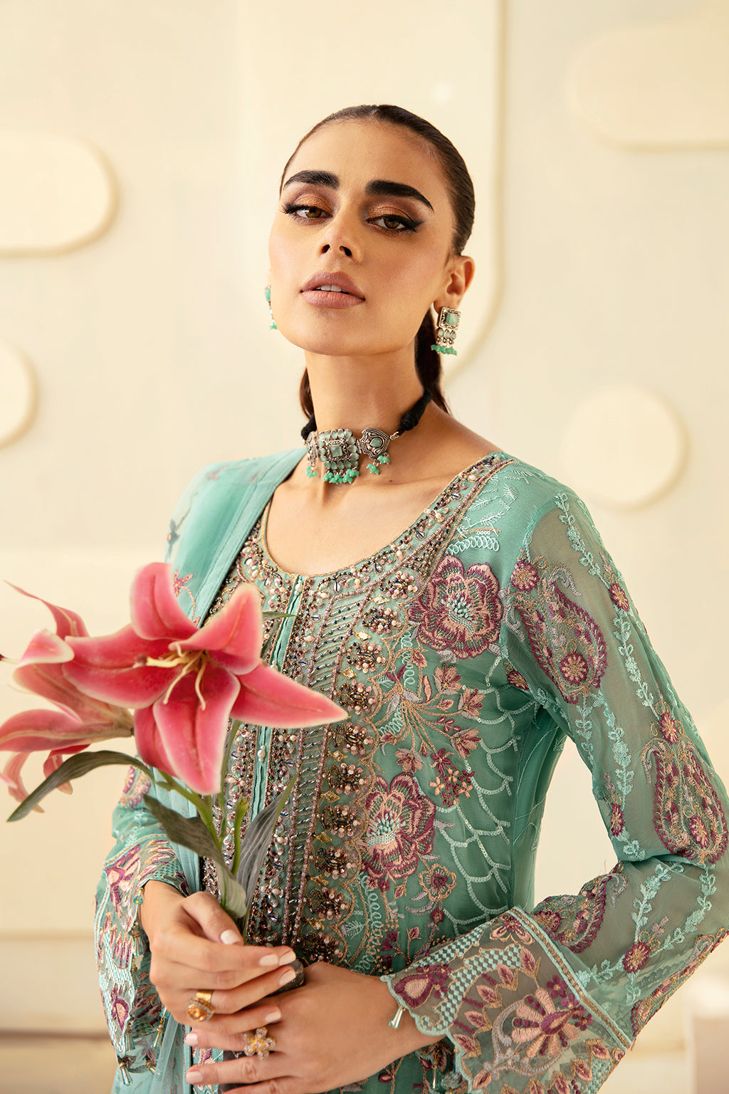 Ramsha | Dastoor Chiffon | P-107 - House Of Hania