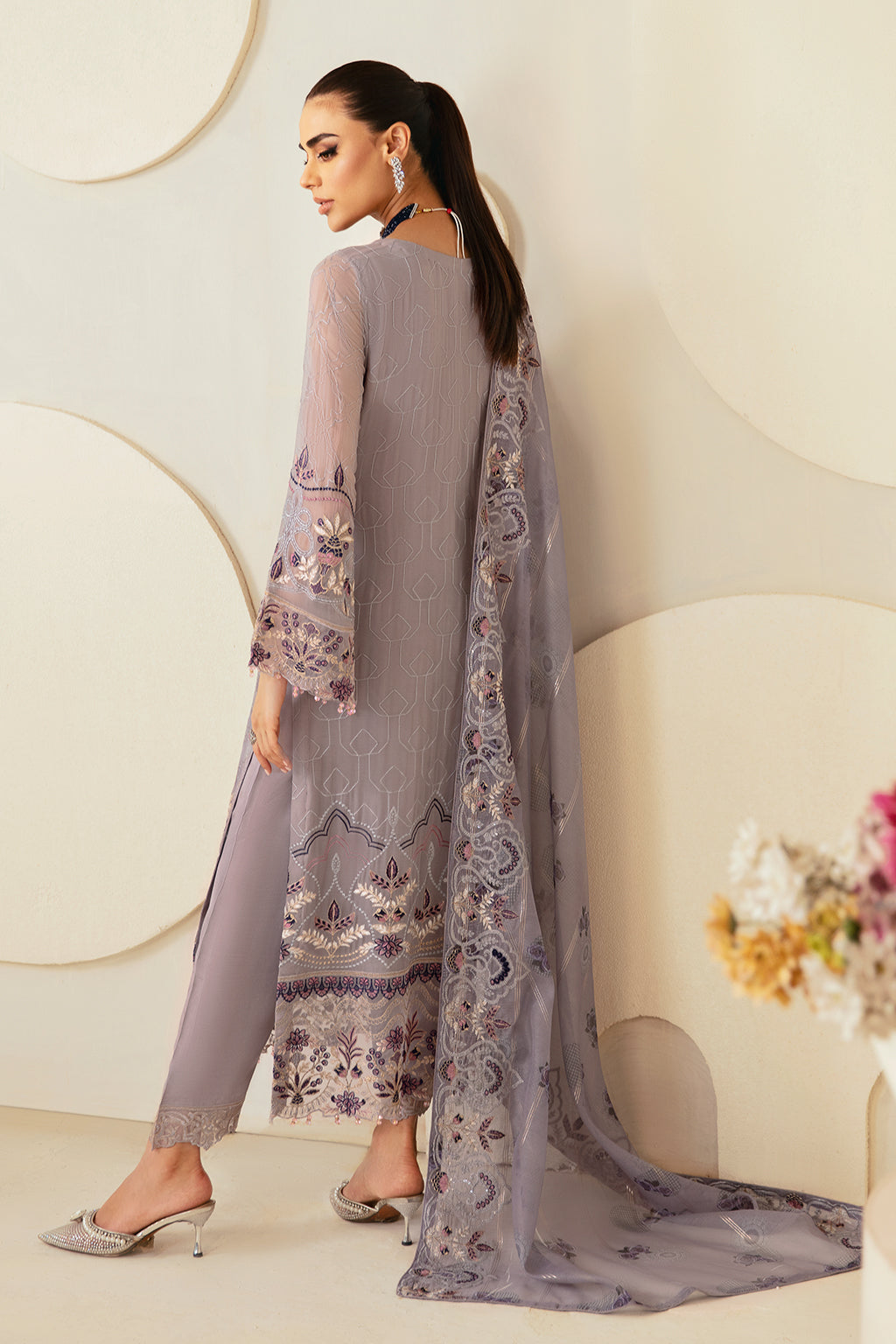 Ramsha | Dastoor Chiffon | P-108 - House Of Hania