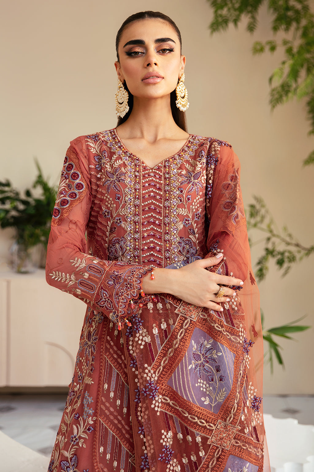 Ramsha | Dastoor Chiffon | P-109 - House Of Hania