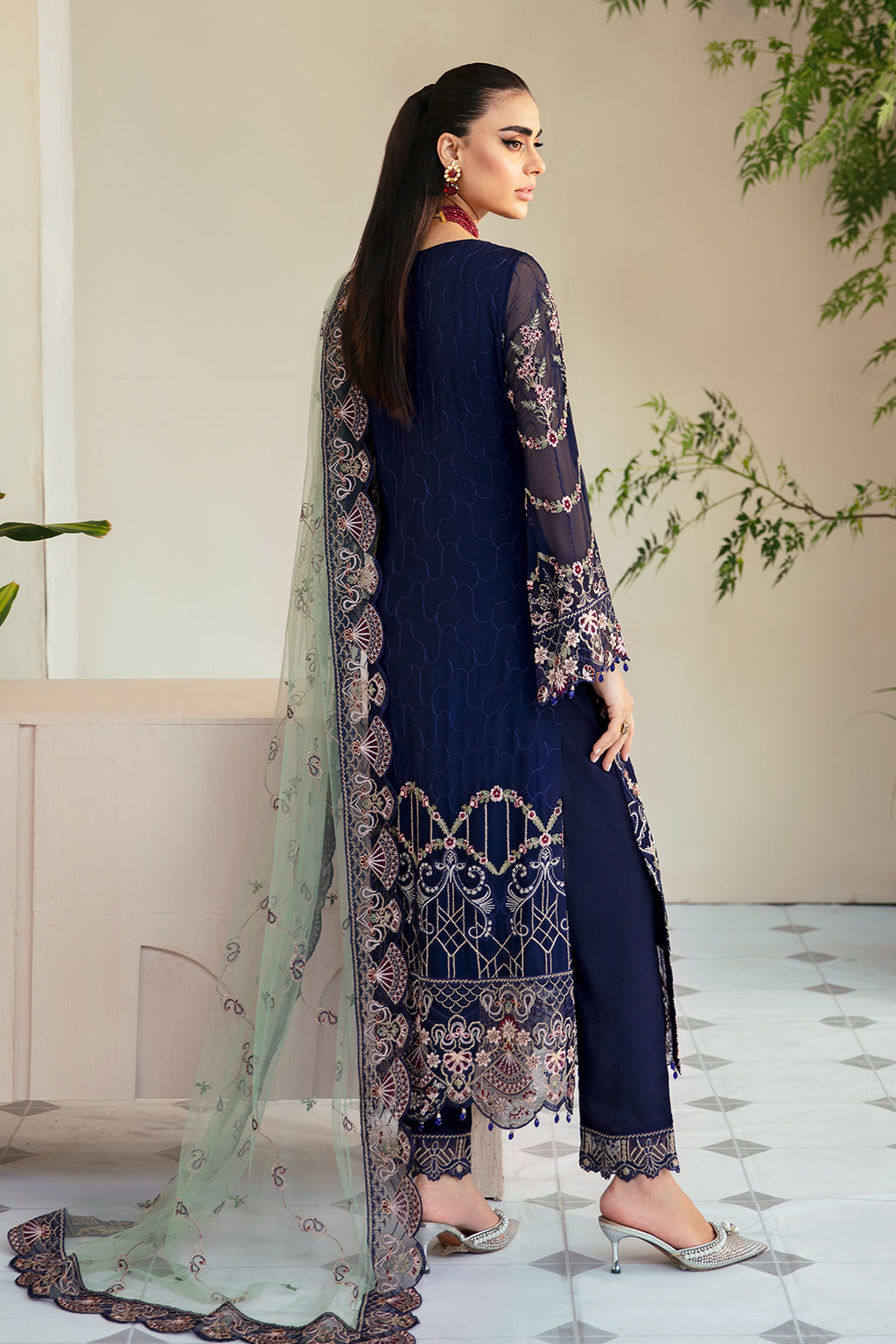 Ramsha | Dastoor Chiffon | P-110 - House Of Hania
