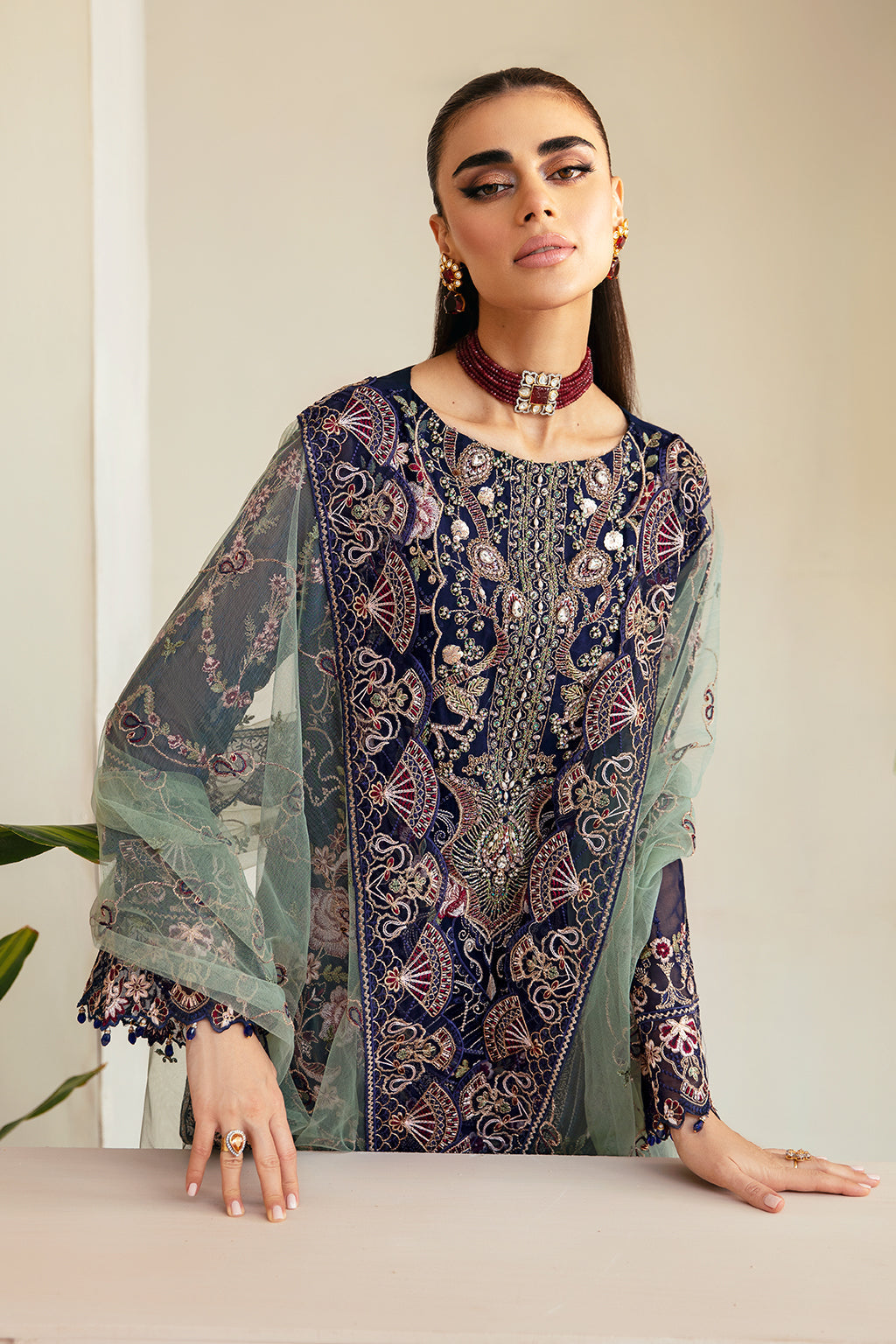 Ramsha | Dastoor Chiffon | P-110 - House Of Hania