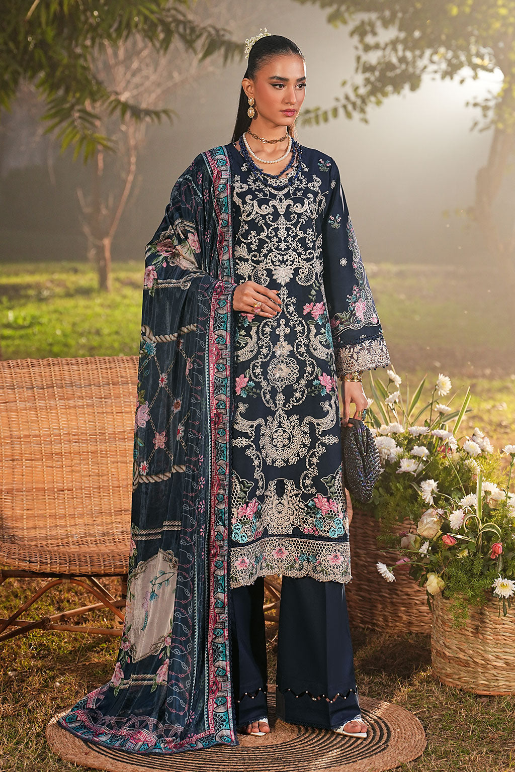 Ramsha | Ghazal Lawn | G-606 - House Of Hania