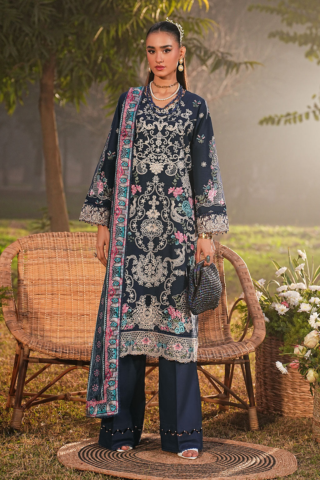 Ramsha | Ghazal Lawn | G-606 - House Of Hania