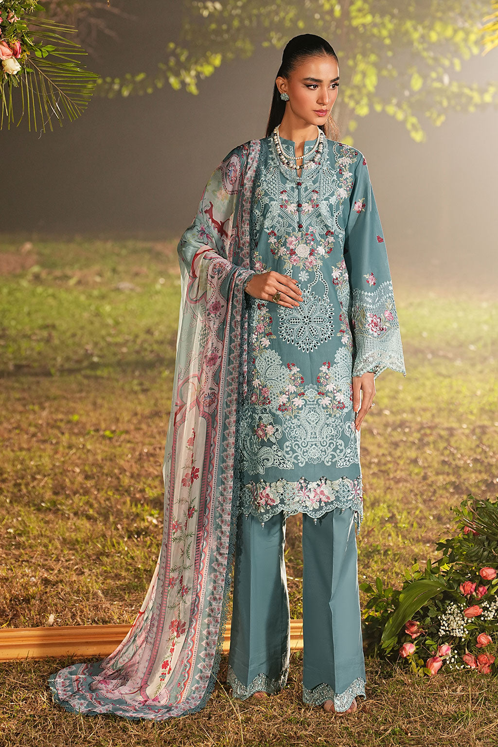Ramsha | Ghazal Lawn | G-607 - House Of Hania