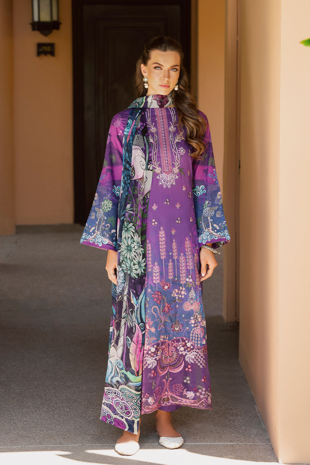 Ramsha | Ghazal Luxury Lawn | G-305 - House Of Hania