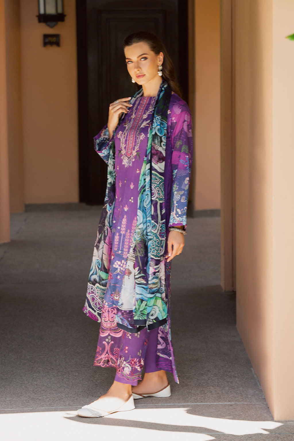 Ramsha | Ghazal Luxury Lawn | G-305 - House Of Hania