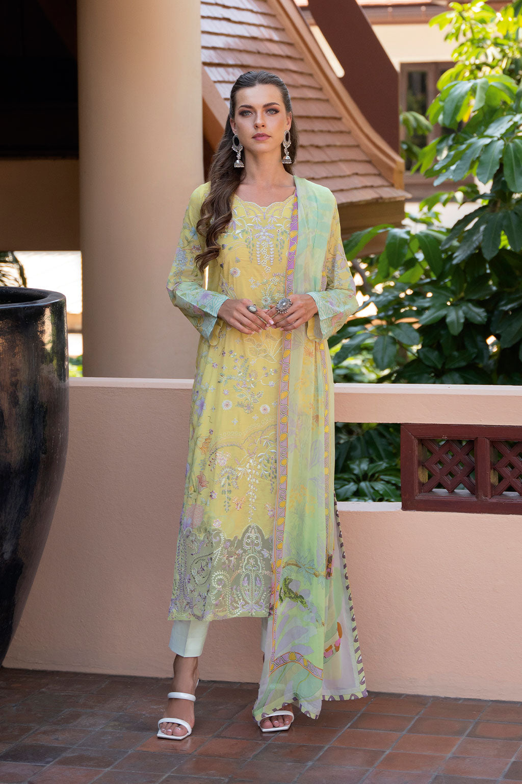 Ramsha | Ghazal Luxury Lawn | G-308 - House Of Hania