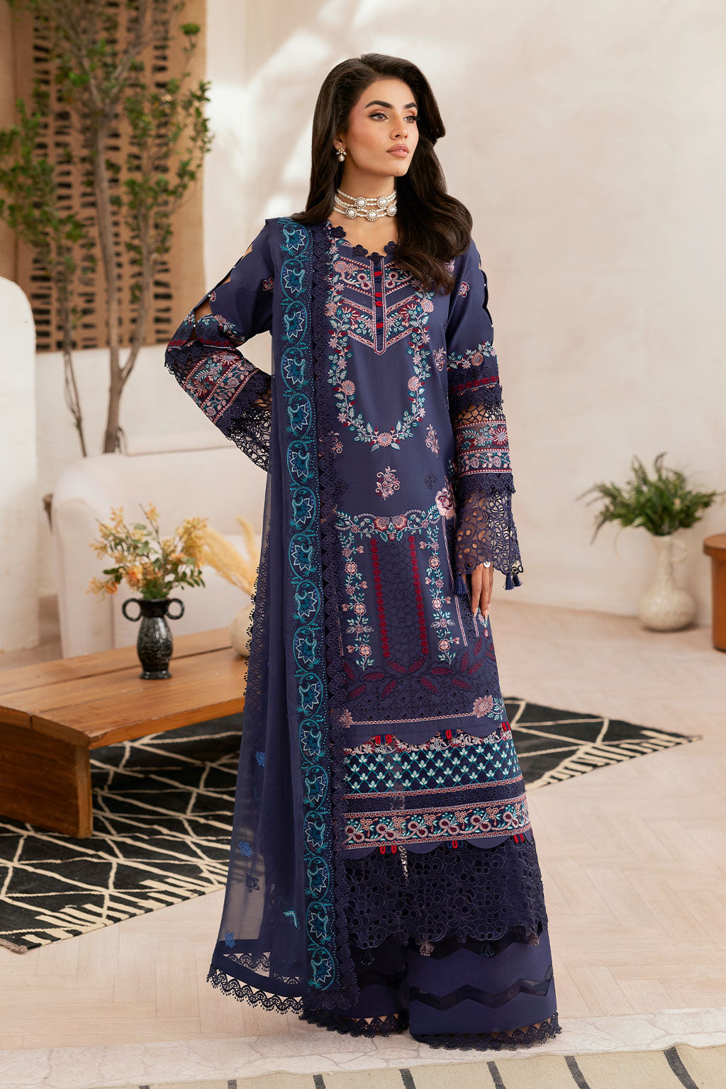 Ramsha | Ghazal Luxury Lawn | G-401 - House Of Hania