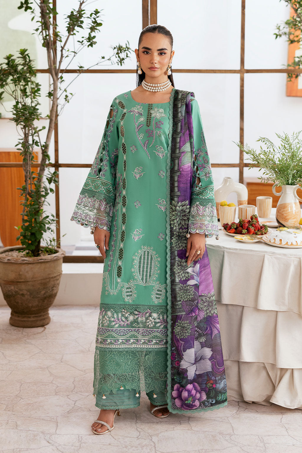 Ramsha | Ghazal Luxury Lawn | G-404 - House Of Hania